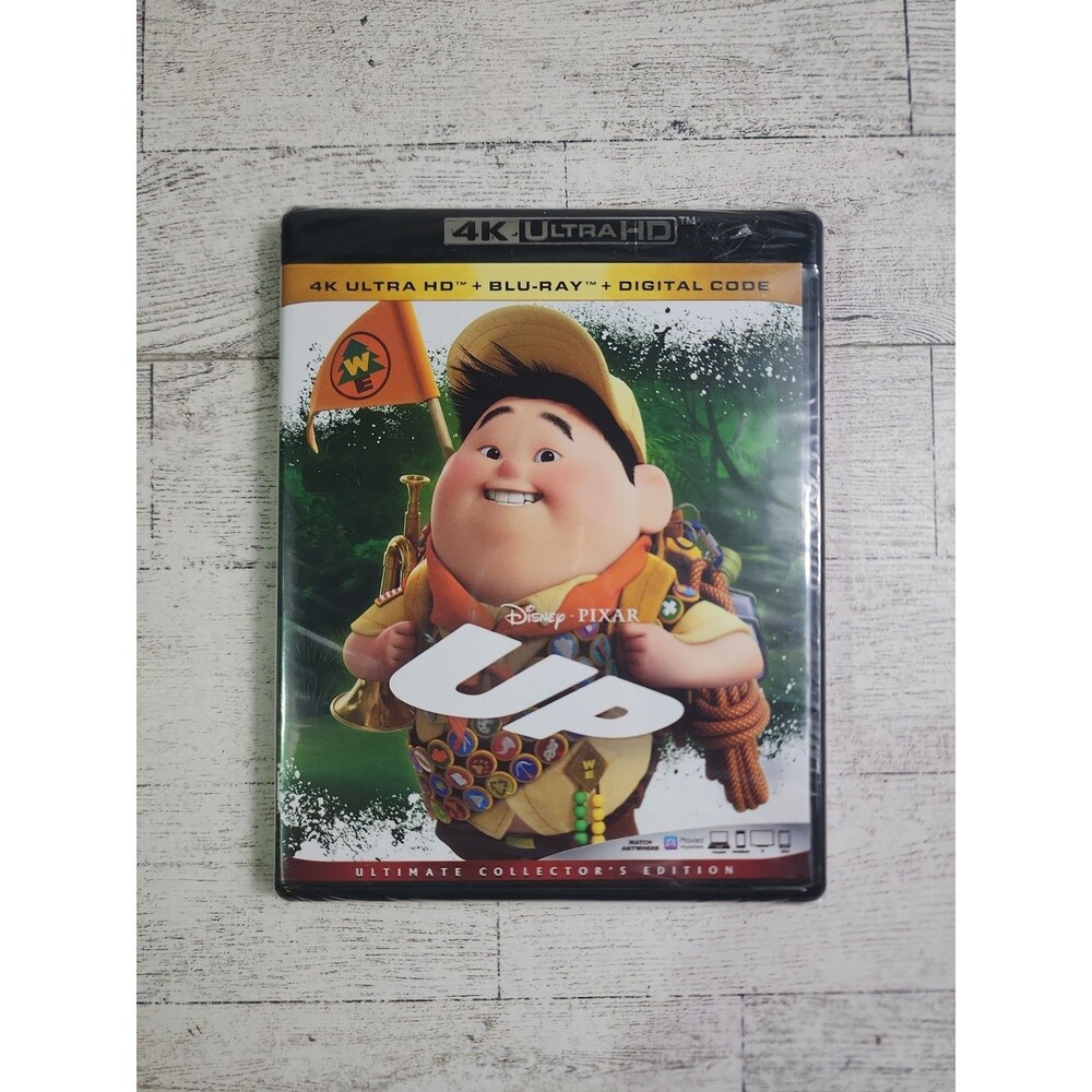 NEW Disney Up Movie 4K Ultra HD + Blu-Ray + Digital (Pixar, 2009) FACTORY SEALED